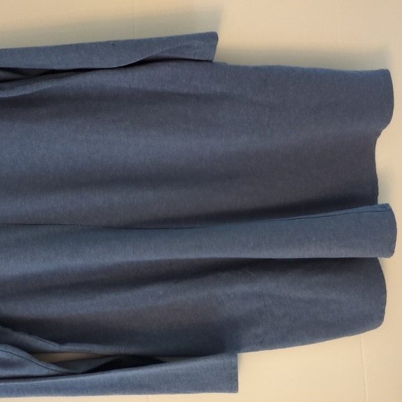 Pure JJill V Neck Side Pockets Stretchy Jersey Shift Casual Work Career Dress L - Picture 4 of 9